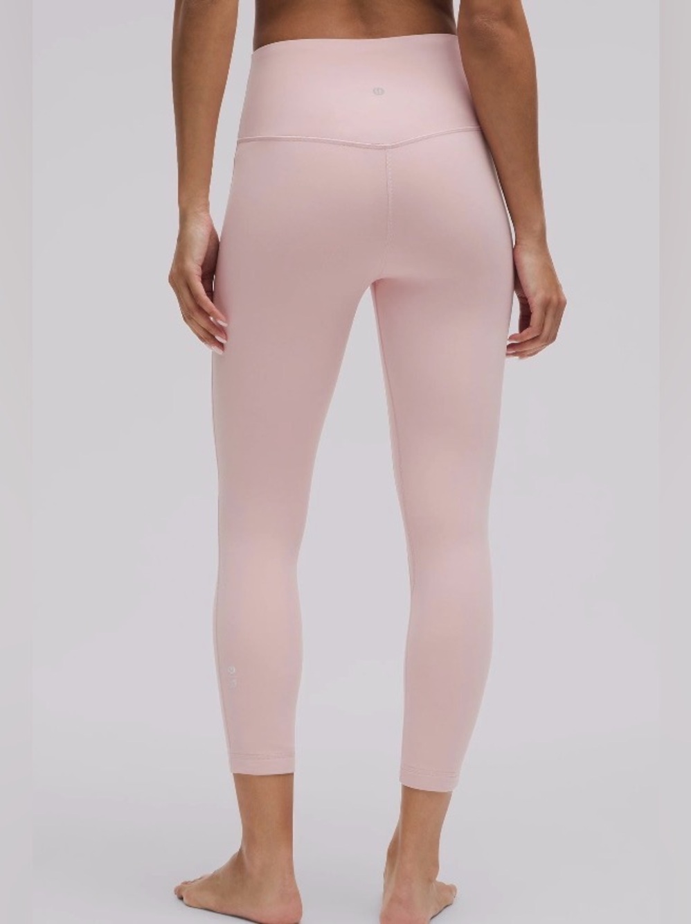 lululemon align high rise Light Pink Leggings with Logo Tag Sz 2